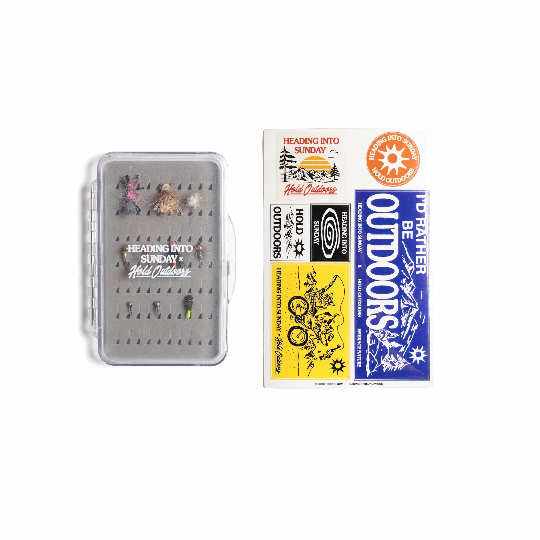 Heading Into Sunday x Hold Outdoors - Fly Box Set