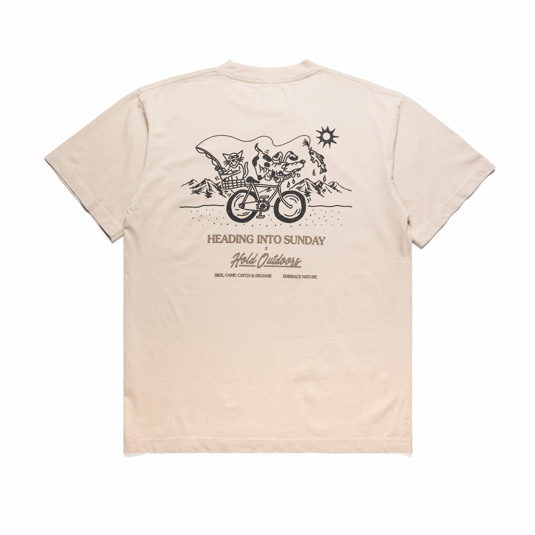 Heading Into Sunday x Hold Outdoors - Shirt Back