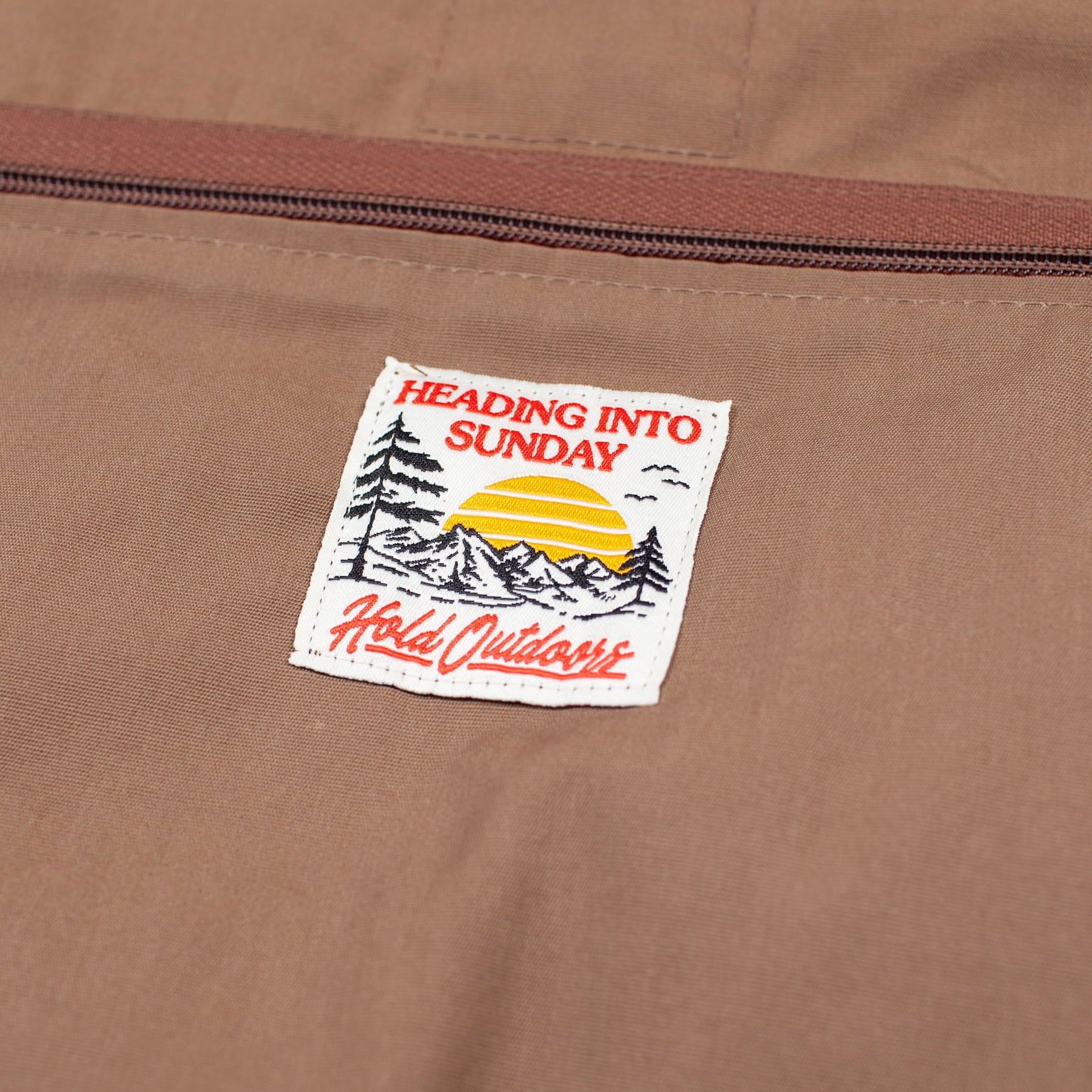 Heading Into Sunday x Hold Outdoors - Vest 04 - Woven Label Detail
