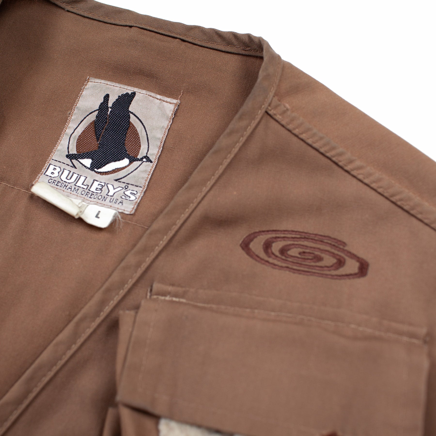 Heading Into Sunday x Hold Outdoors - Vest 04 - Woven Label Detail