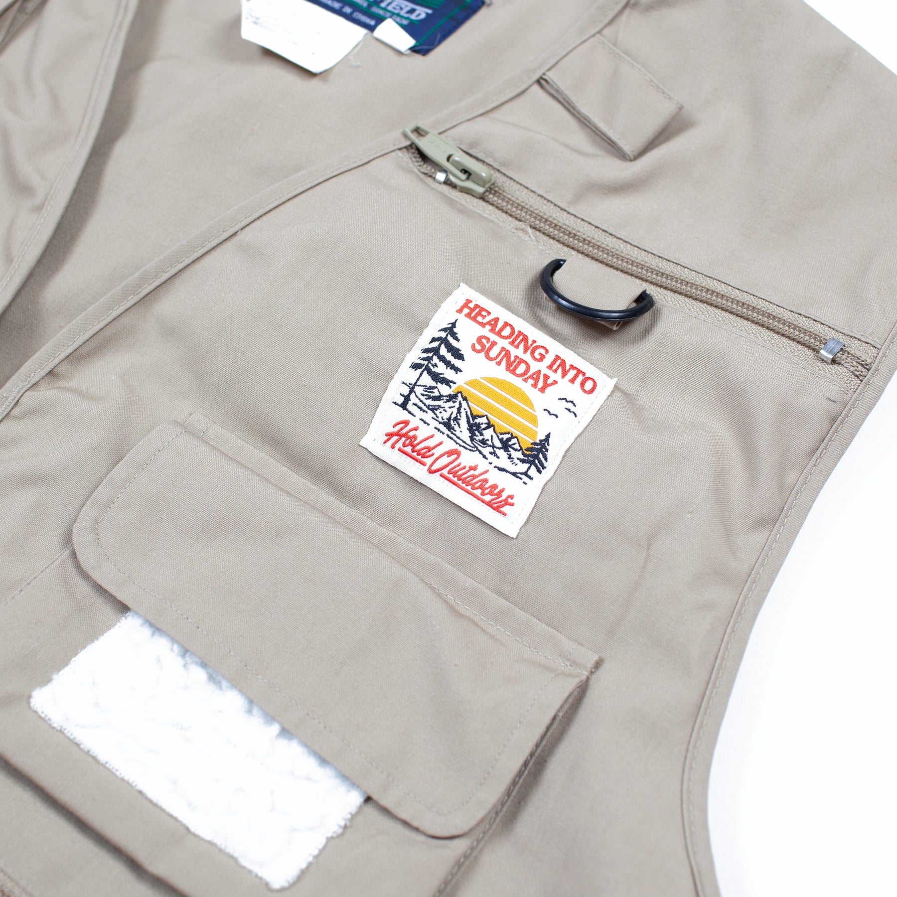 Heading Into Sunday x Hold Outdoors - Vest 06 - Woven Label Detail