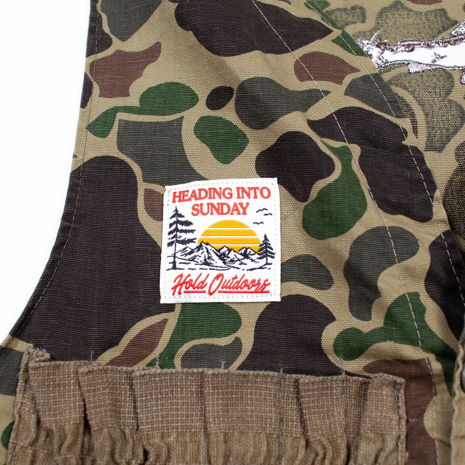 Heading Into Sunday x Hold Outdoors - Vest 08 - Woven Label Detail