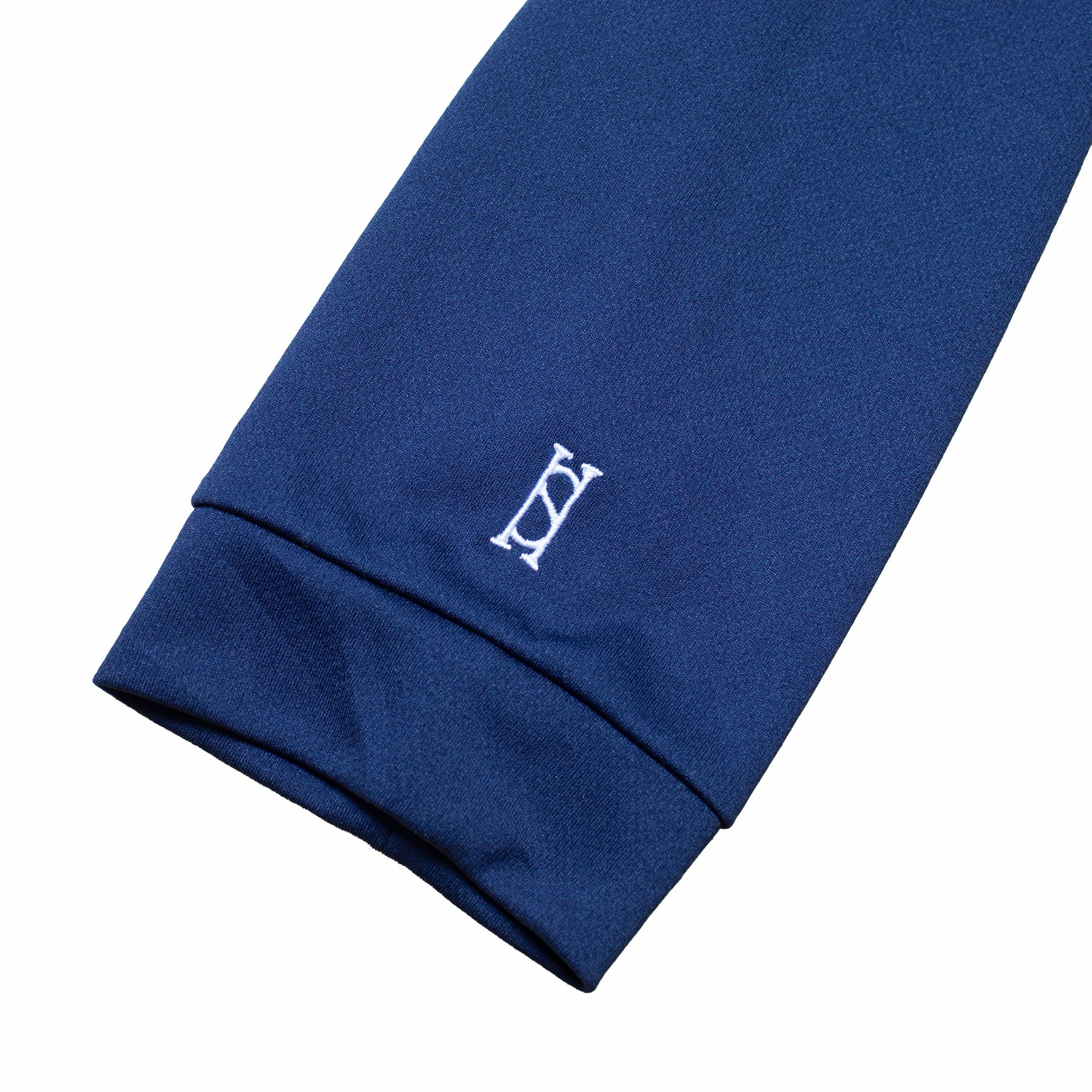 Heading Into Sunday - A Polo 11 - Performance Long Sleeve Polo - Sleeve Embroidery Detail