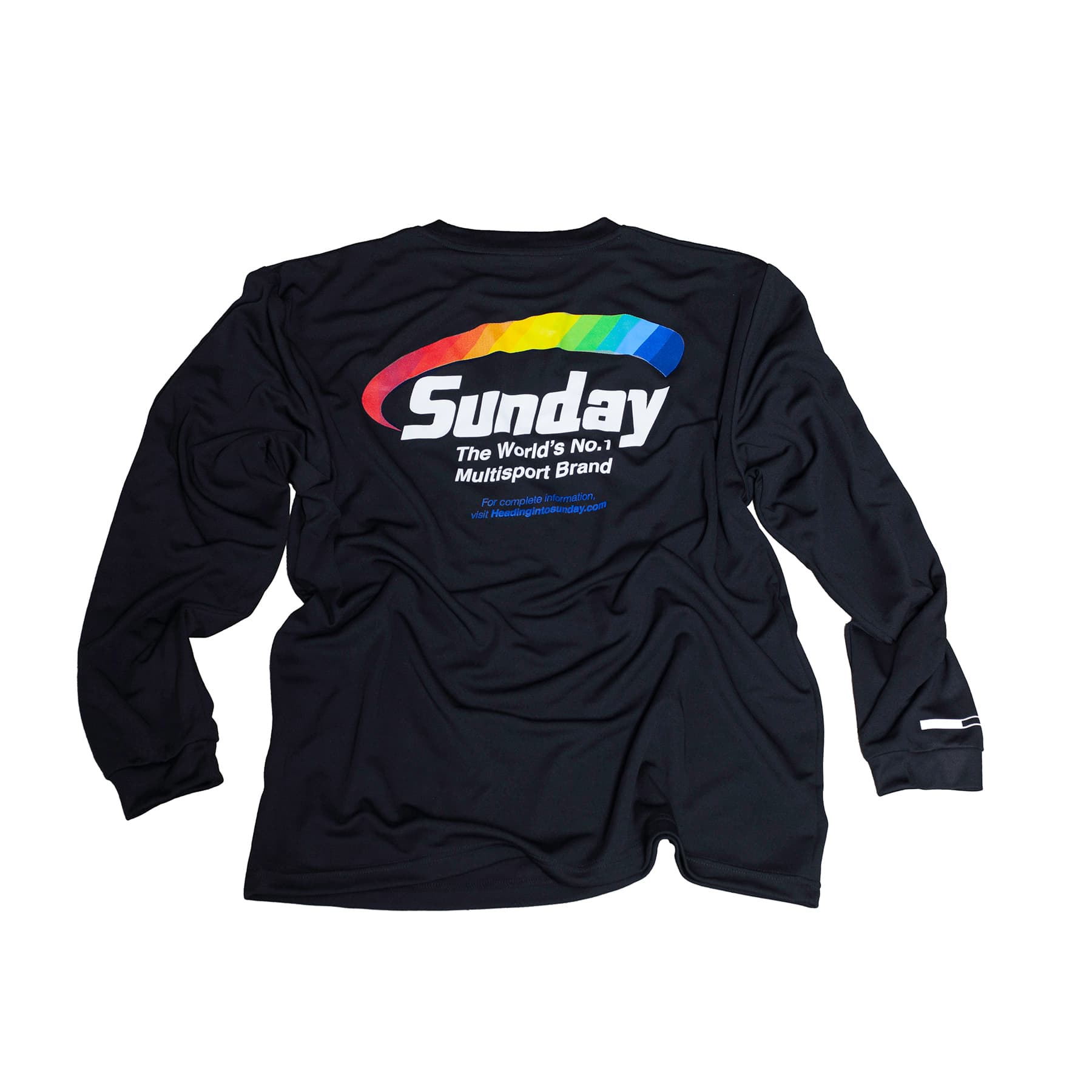 Heading Into Sunday A to Zinc Performance Long Sleeve T-shirt - Back