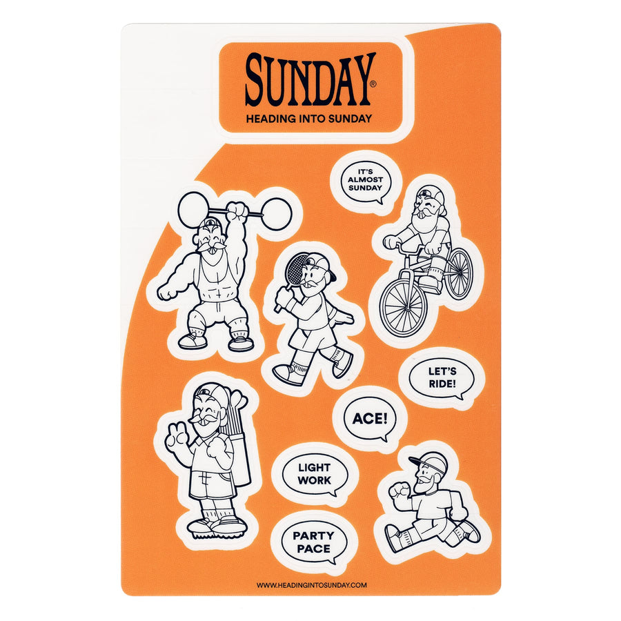 Heading Into Sunday - Coach Sticker Pack