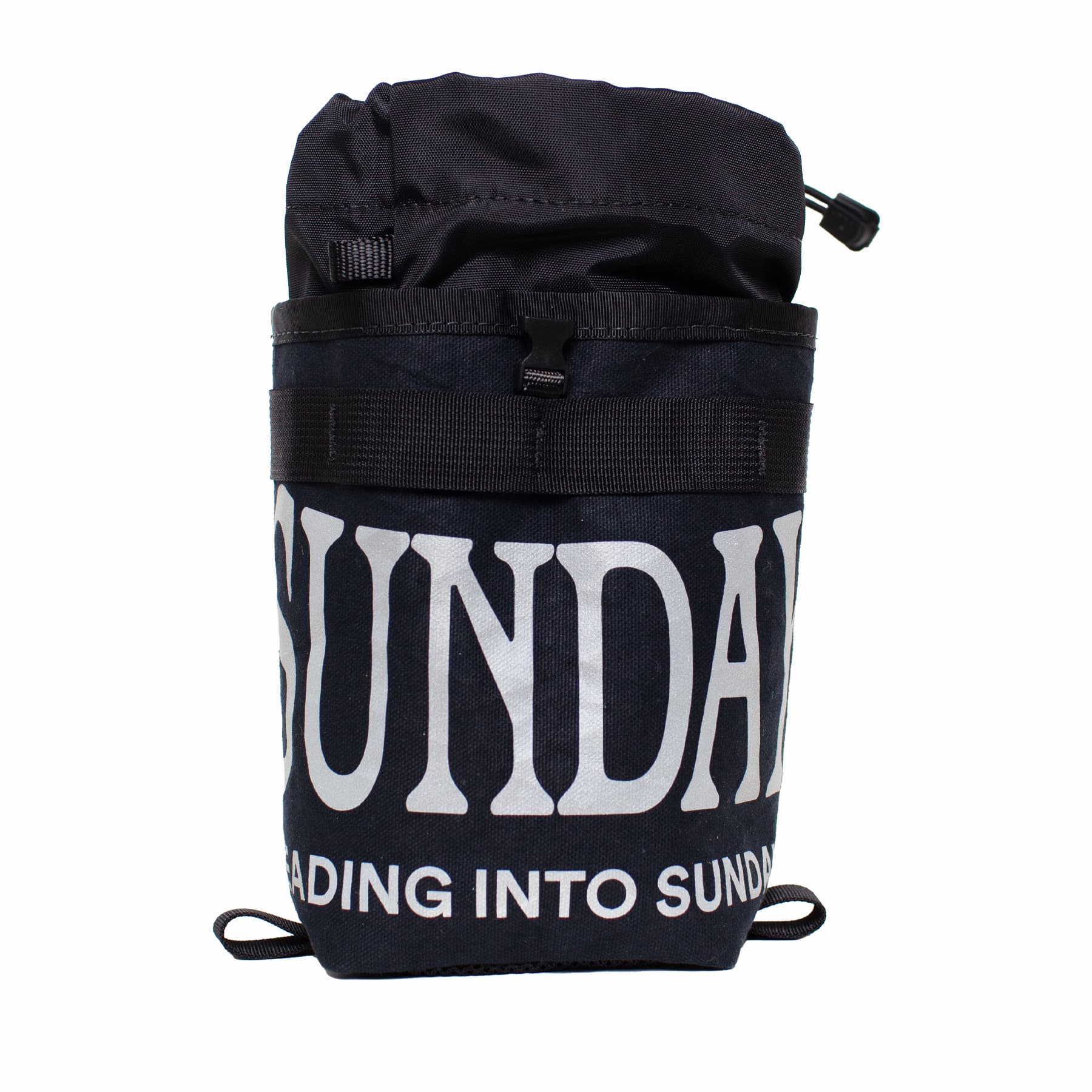 Heading Into Sunday Driller Black Stem Bag - Front