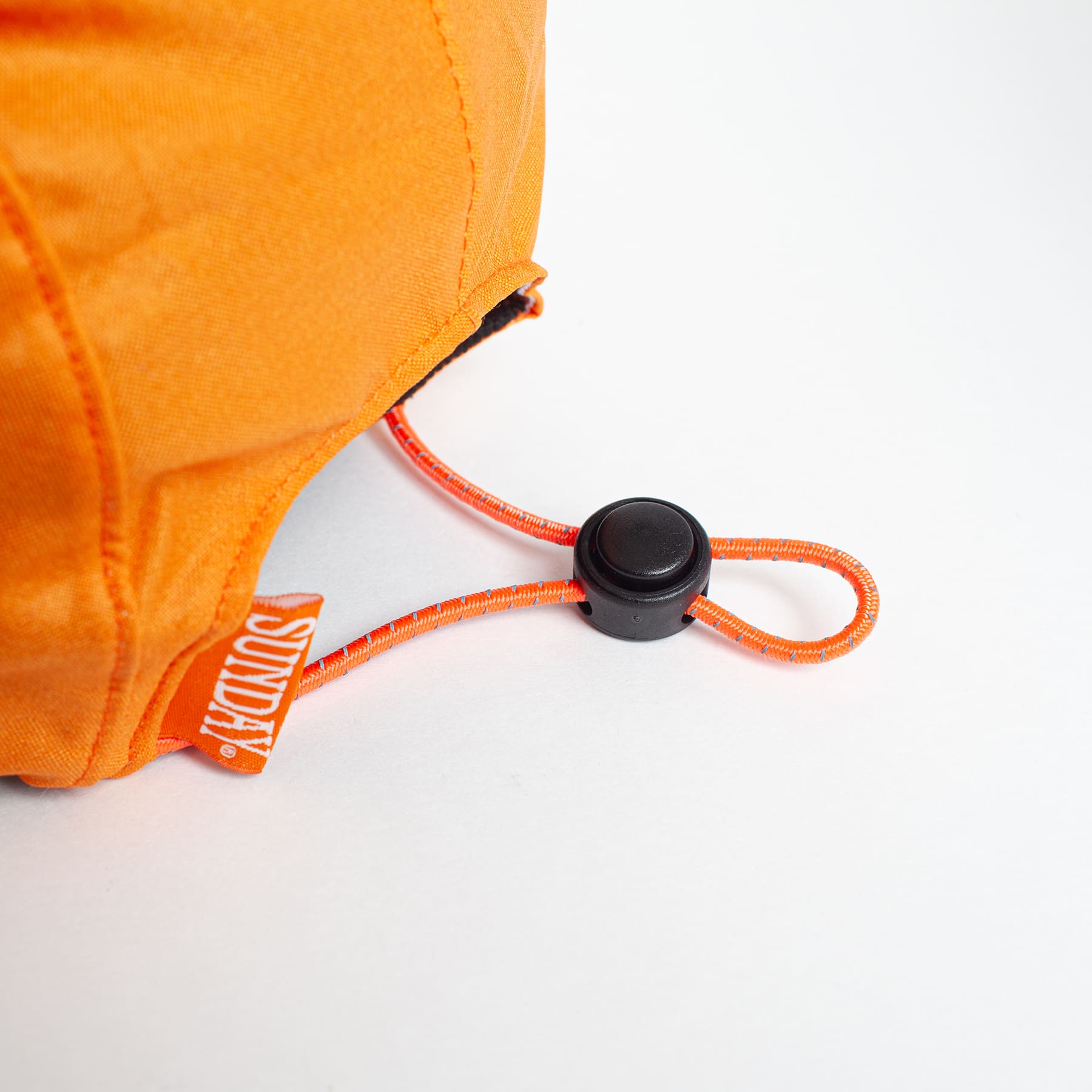 Heading Into Sunday - Orange 5 Panel Multi-sport Cap - Shock Cord Detail