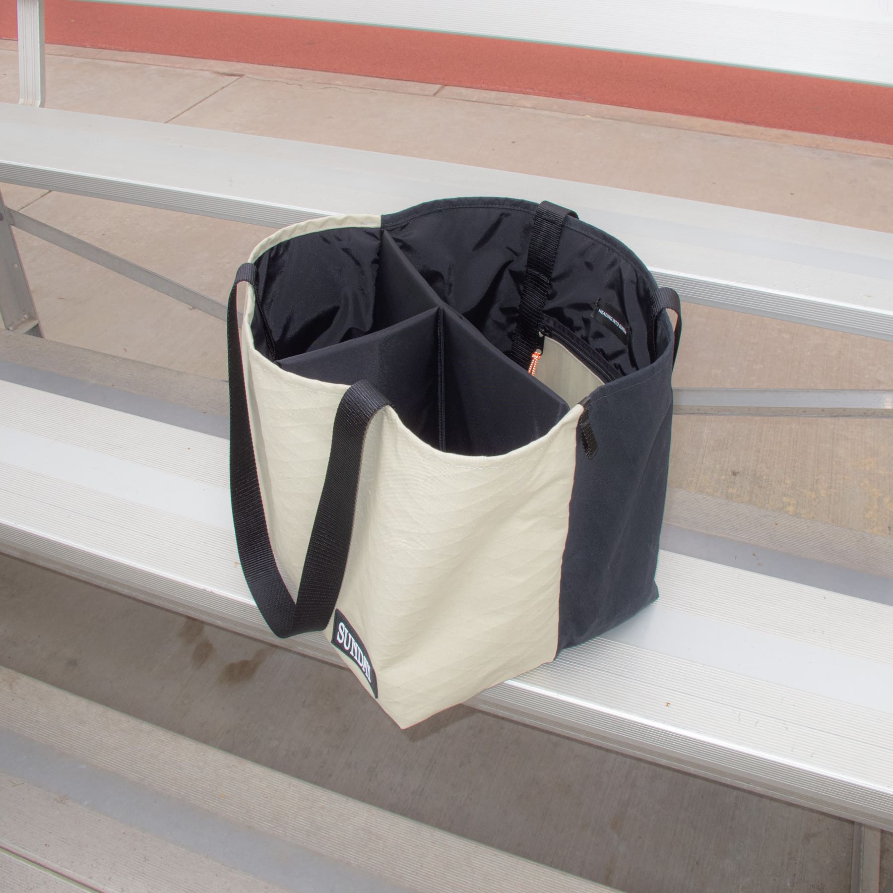 Heading Into Sunday Two-Tone Multi-Sport Tote Bag Top